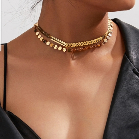 Nikkiwallflower Jewelry - *Leslie* Layered Choker Necklace